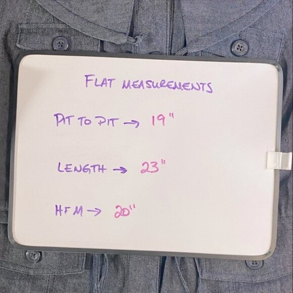 LIGHT Chambray Petticoat Jacket M - Picture 8 of 12